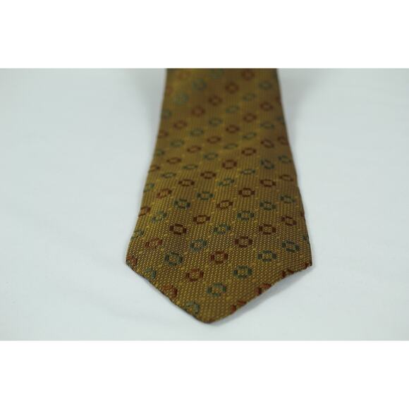 Ermenegildo Zegna‎ Mens Tie 100% Silk Geometric Multi Color - Picture 2 of 5